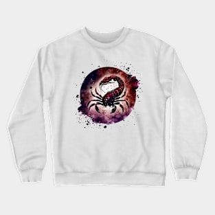 Watercolor Zodiac - Scorpio Crewneck Sweatshirt